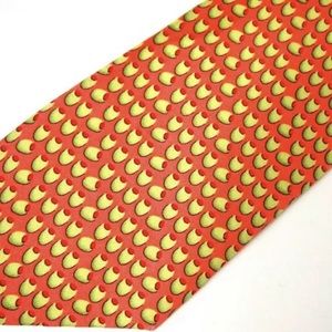 Necktie Tie Pink Green Olives Silk Peter Blair